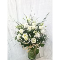 Смесен букет с 9 стръка цветя Смесен букет с 9 стръка цветя