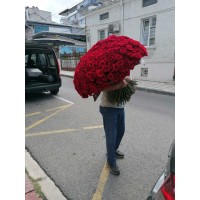 Обичам те ….безкрайно…. Букет от 301 прекрасни червени  рози.