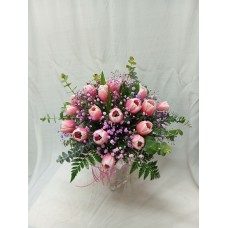 Розово облаче – Букет 25 бр лалета