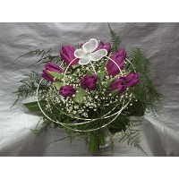 Букет с 9 стръка лалета Букет с 9 стръка лалета